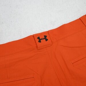 Under Armour Golf Shorts Men Size 36 x 10" Orange Performance Nylon Stretch Flat